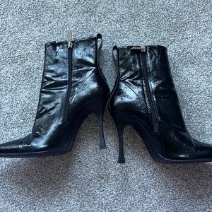 Zara leather boots